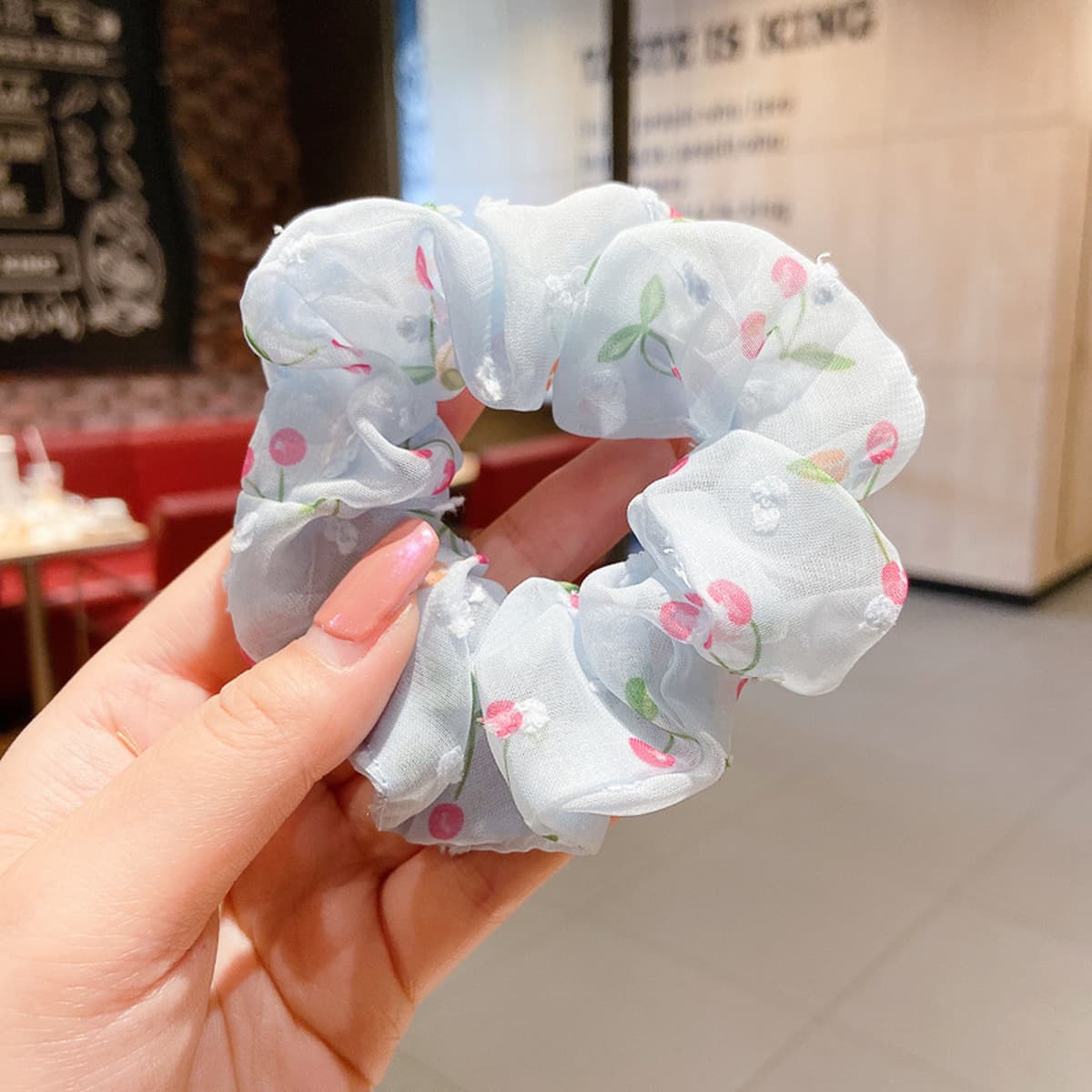 Круг для волос толстой кишки женский корейский европейский вуаль жирный кишечник аксессуары для волос