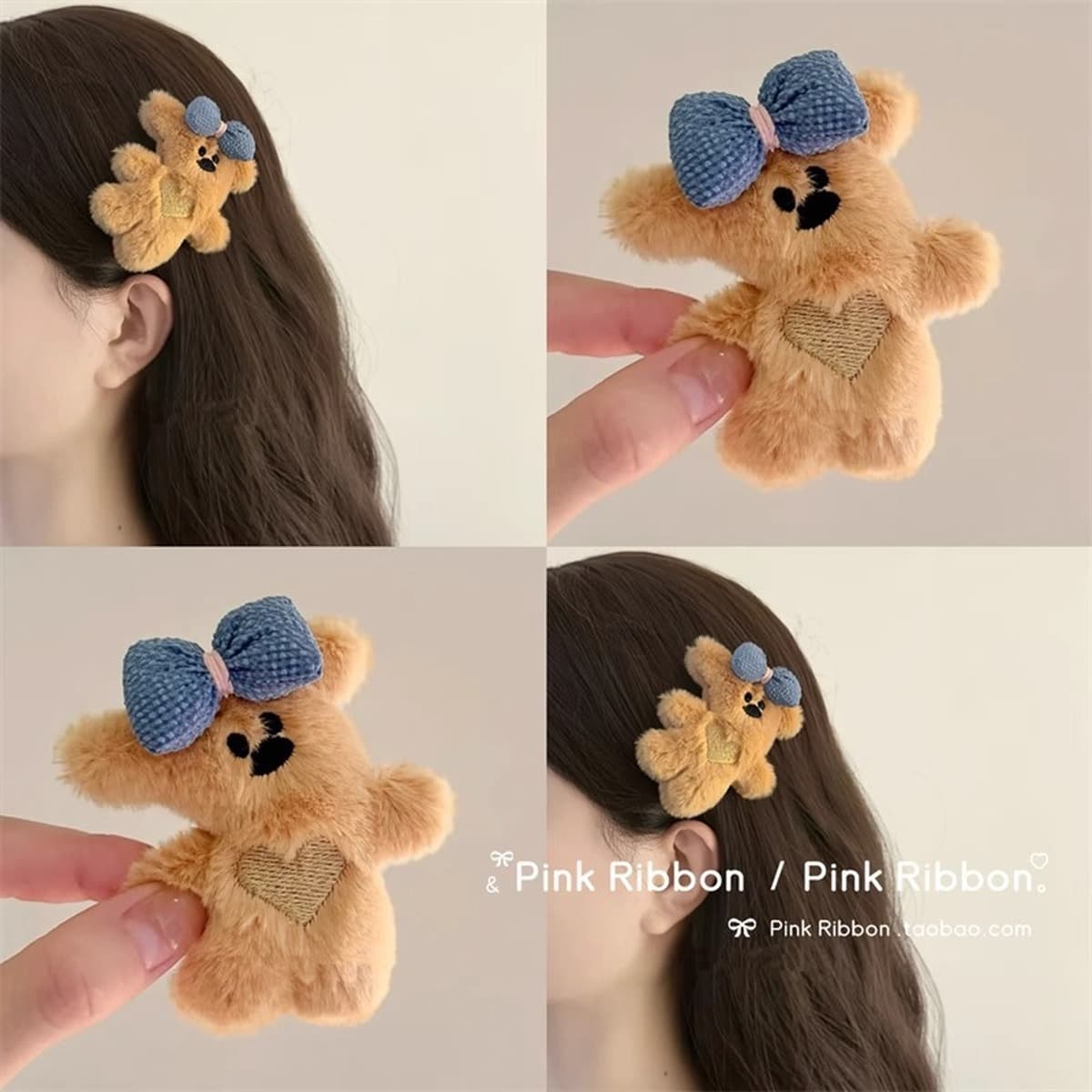 Корейская версия милой плюшевой бантик маленький медвежонок