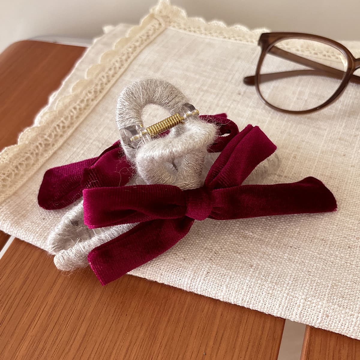 Заколка для волос в клетку, новая модель 2025 года, элитный стиль для затылка, высококачественная заколка-«жабромер»,...