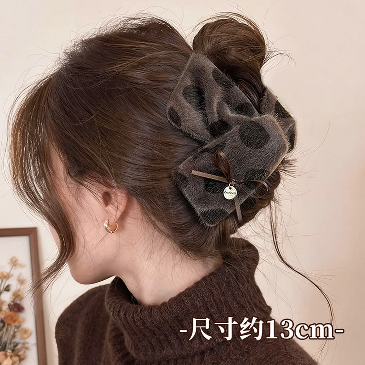 Заколка для волос в клетку, новая модель 2025 года, элитный стиль для затылка, высококачественная заколка-«жабромер»,...