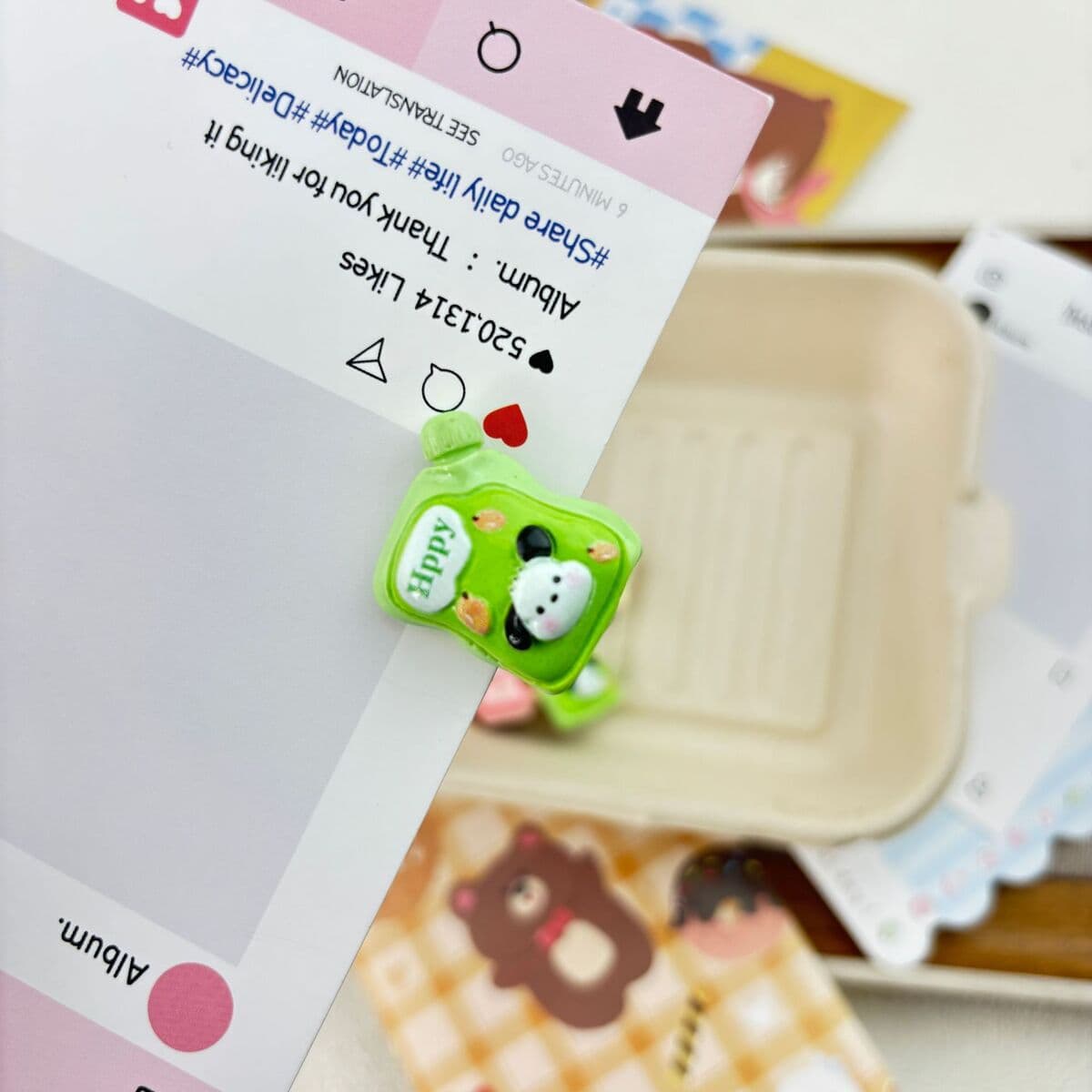 Заколка для мороженого ~ Симпатичные мини-творческие забавные мороженое