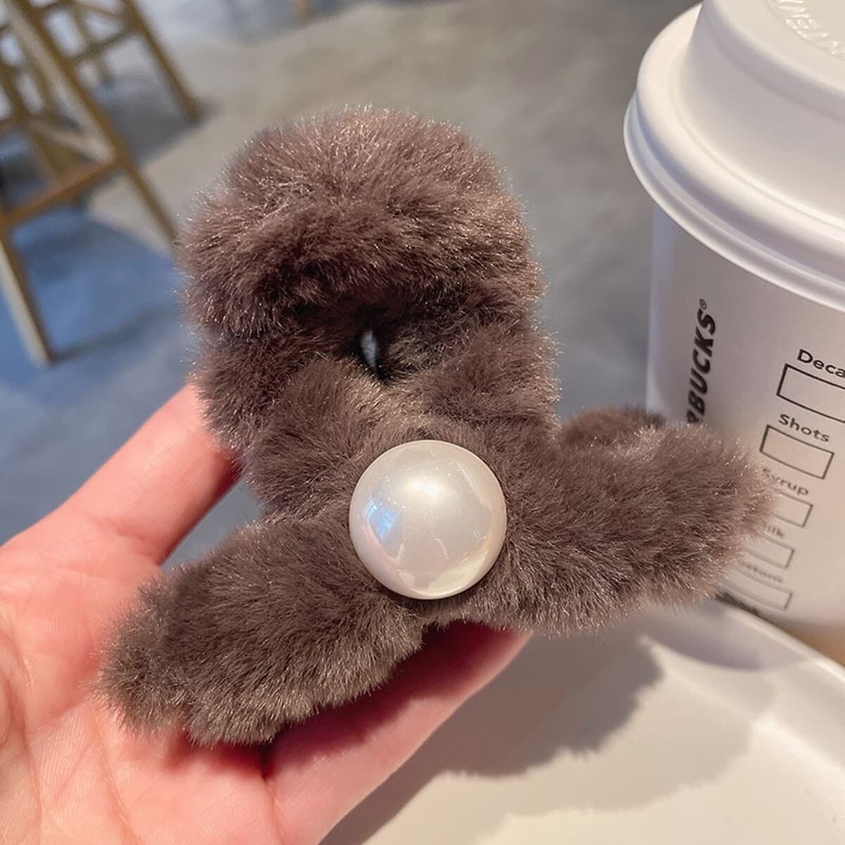 Корейская новая девушка двухсторонний Kt бант плюшевый захват мультфильм милый акула зажим высокая стоимость осенью и зимой