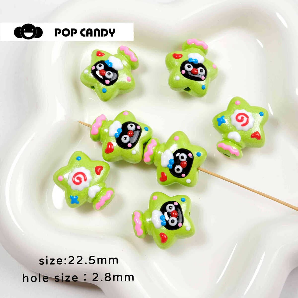 Мультяшные милые бусины ручной работы, сделанные своими руками, браслет, сумка, подвесное ожерелье, серьги, ювелирные...