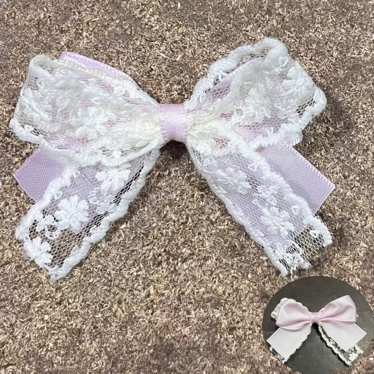 Аксессуары из кружевной клетчатой ткани своими руками, аксессуары с кружевным бантом, чехол для мобильного телефона, обувь,...