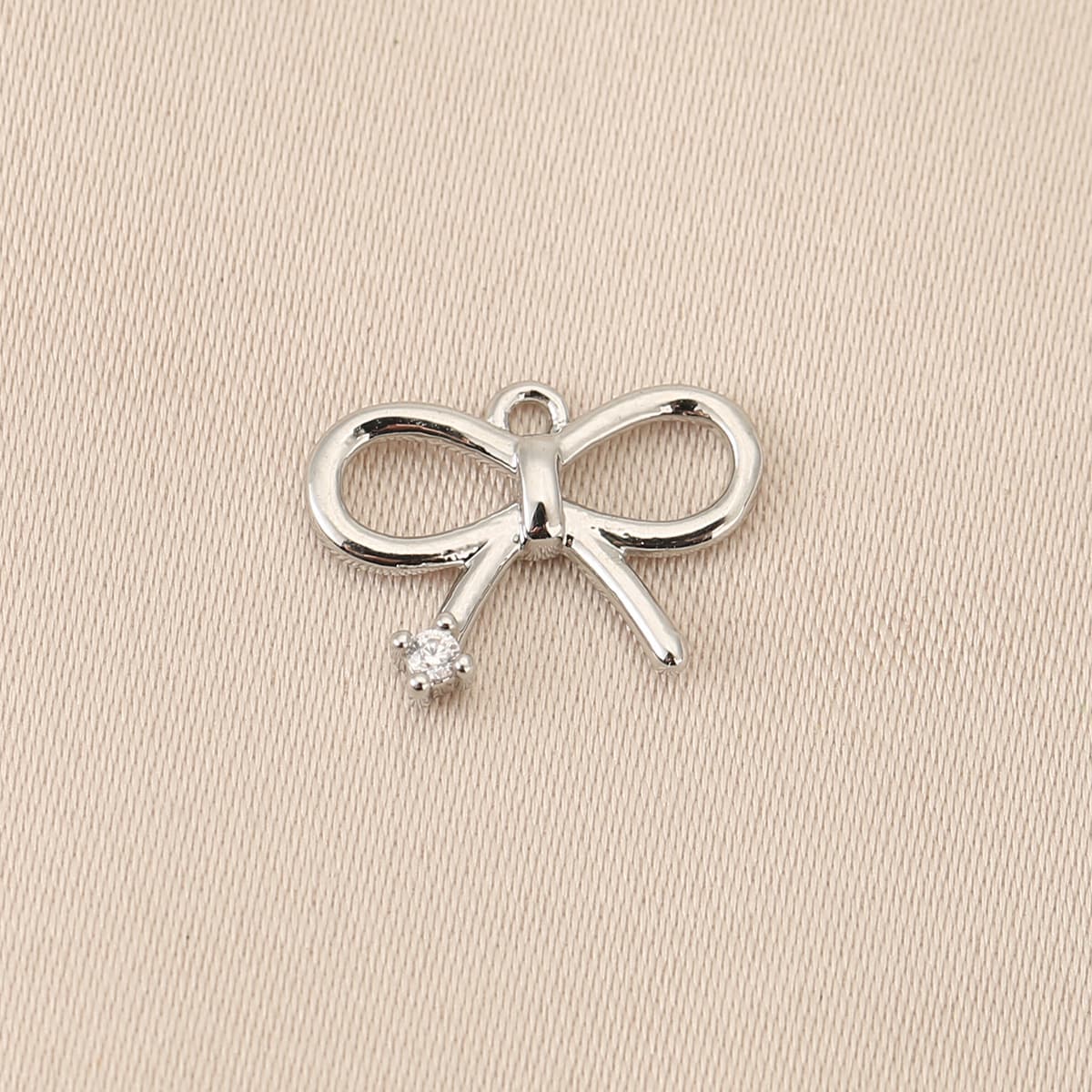 Медные аксессуары для рукоделия с сохранением цвета, покрытые 18-каратным золотом, в форме банта, для подвесок, серег,...