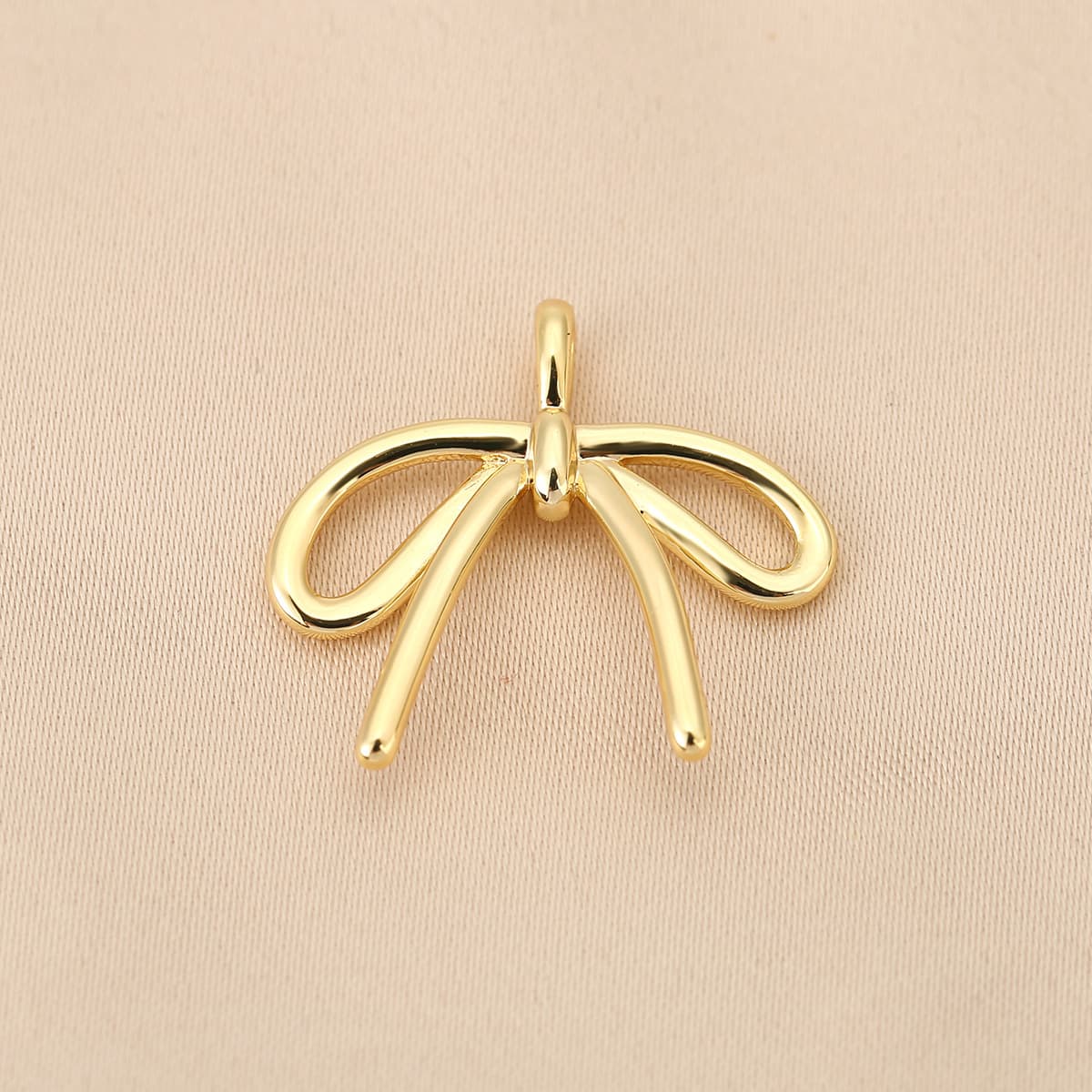 Медные аксессуары для рукоделия с сохранением цвета, покрытые 18-каратным золотом, в форме банта, для подвесок, серег,...