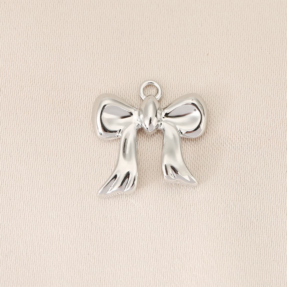 Медные аксессуары для рукоделия с сохранением цвета, покрытые 18-каратным золотом, в форме банта, для подвесок, серег,...