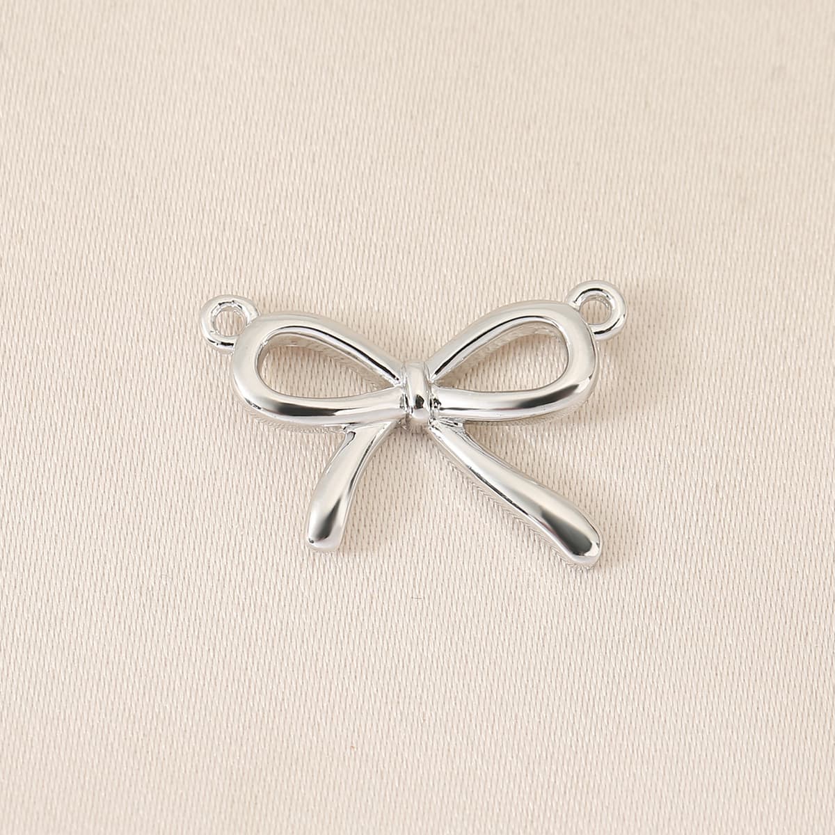 Медные аксессуары для рукоделия с сохранением цвета, покрытые 18-каратным золотом, в форме банта, для подвесок, серег,...