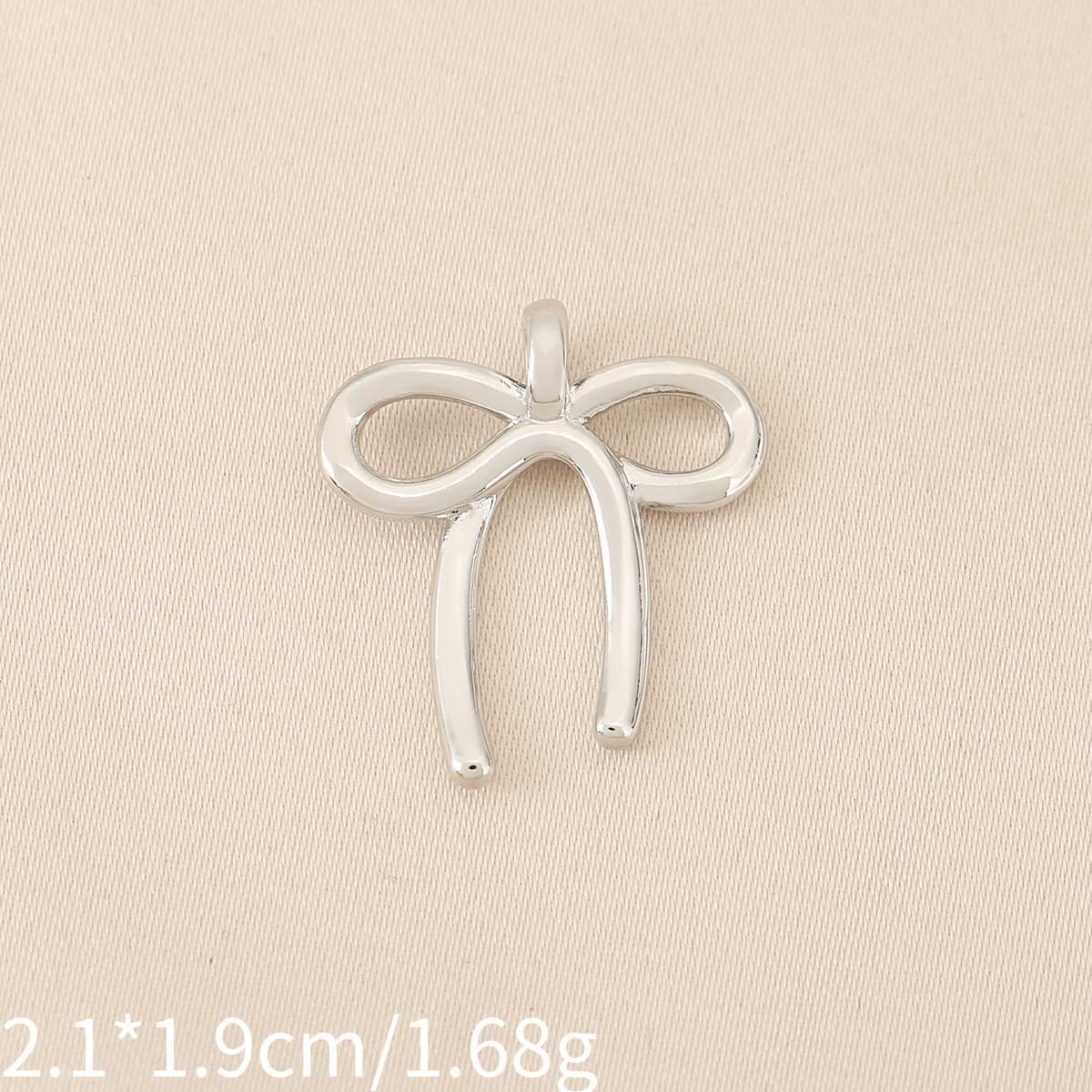 Медные аксессуары для рукоделия с сохранением цвета, покрытые 18-каратным золотом, в форме банта, для подвесок, серег,...