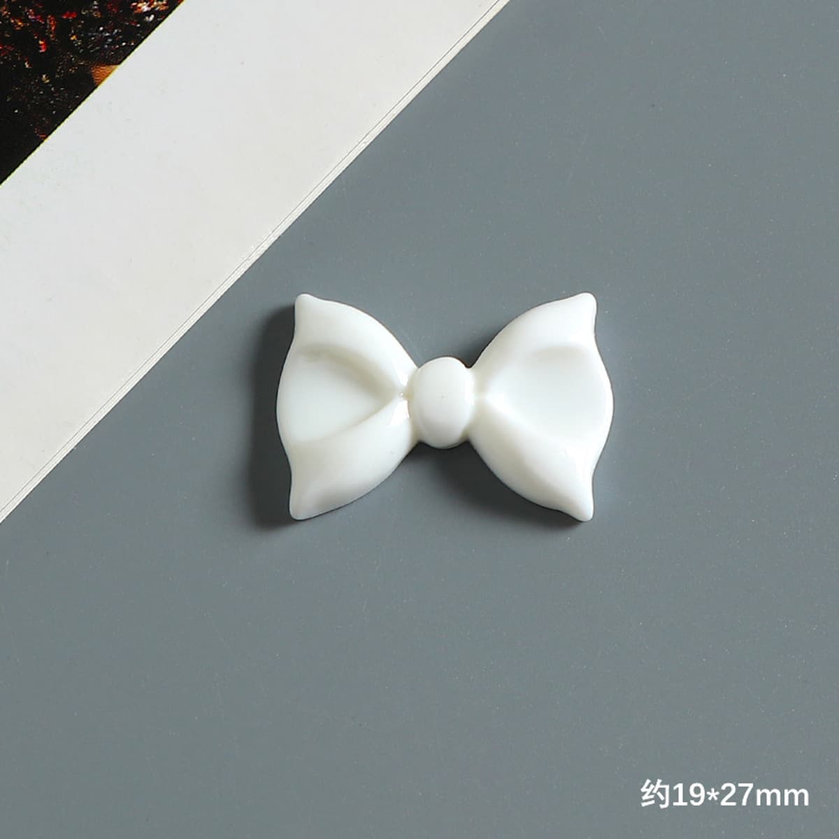 Черно-белый бант солнцезащитные очки шлепанцы смола гаджет diy сливочный клей водяной стакан для холодильника наклейки для...