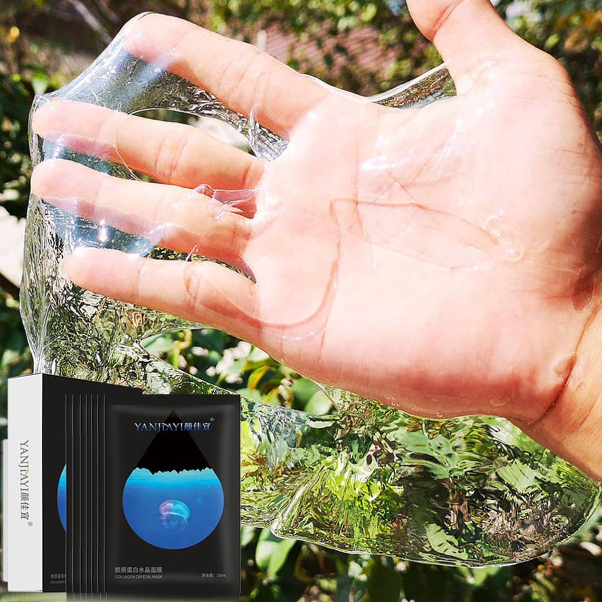 Женщины маски сна коллагена мыть-свободные моистуризинг кристаллический выход фабрики маски студня