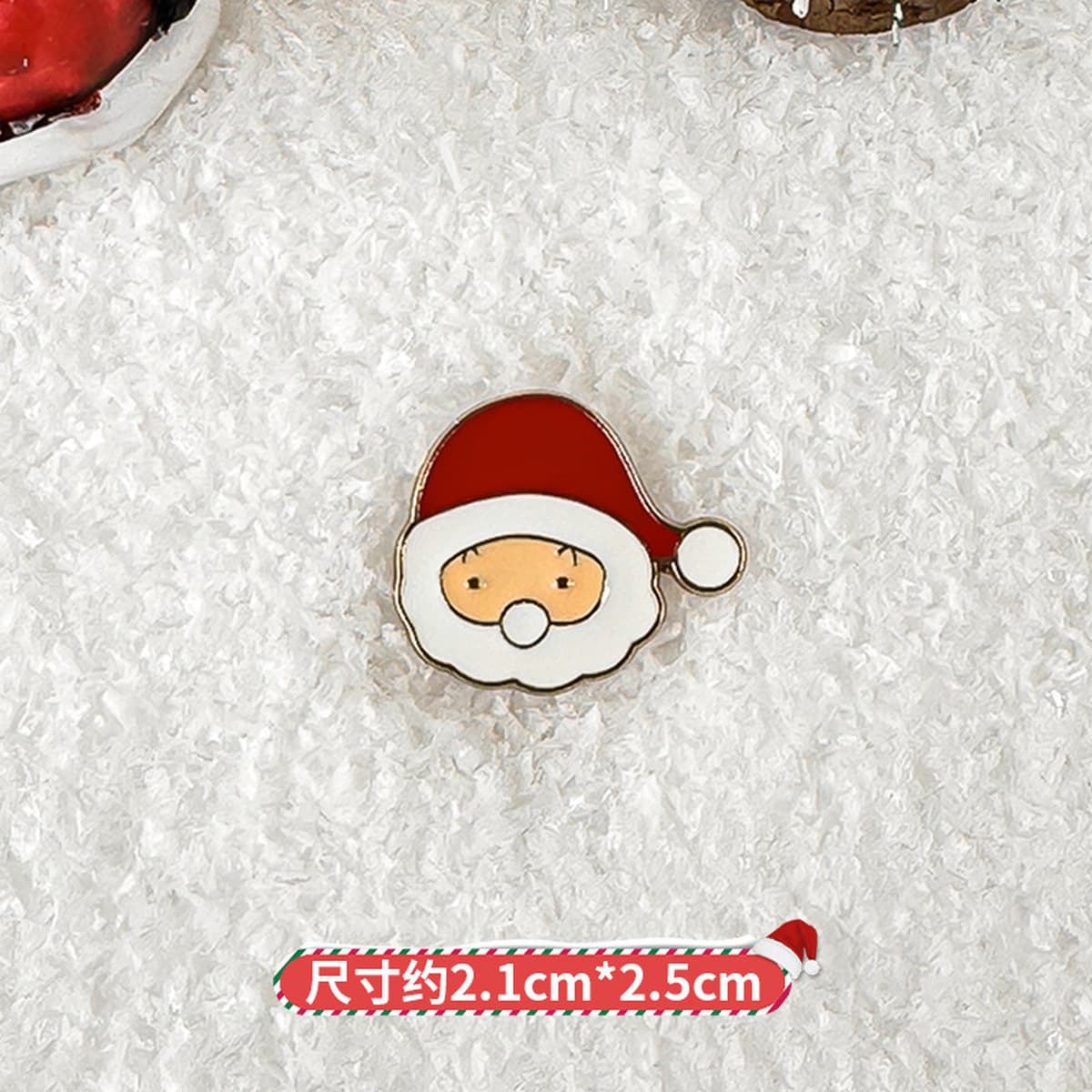 Рождественская брошь аксессуар милый мультфильм металлическая рождественская серия DIY капли масло значок булавка...