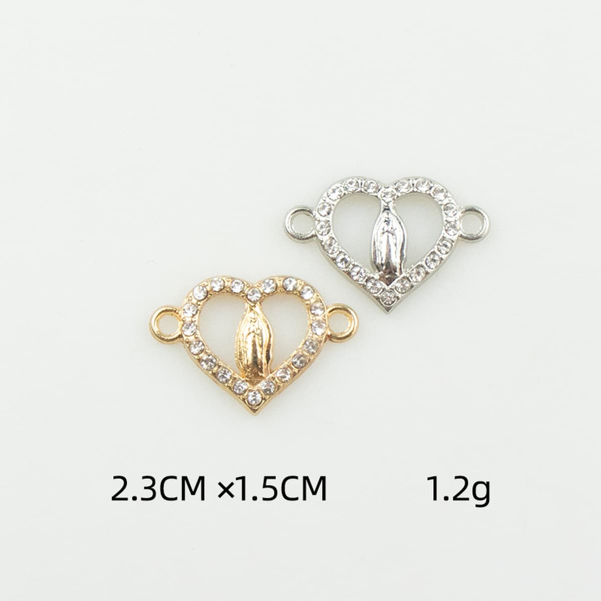 Ювелирные изделия DIY аксессуары европейский и американский стиль микро инкрустированный Циркон двойной висит Дева Иисус...