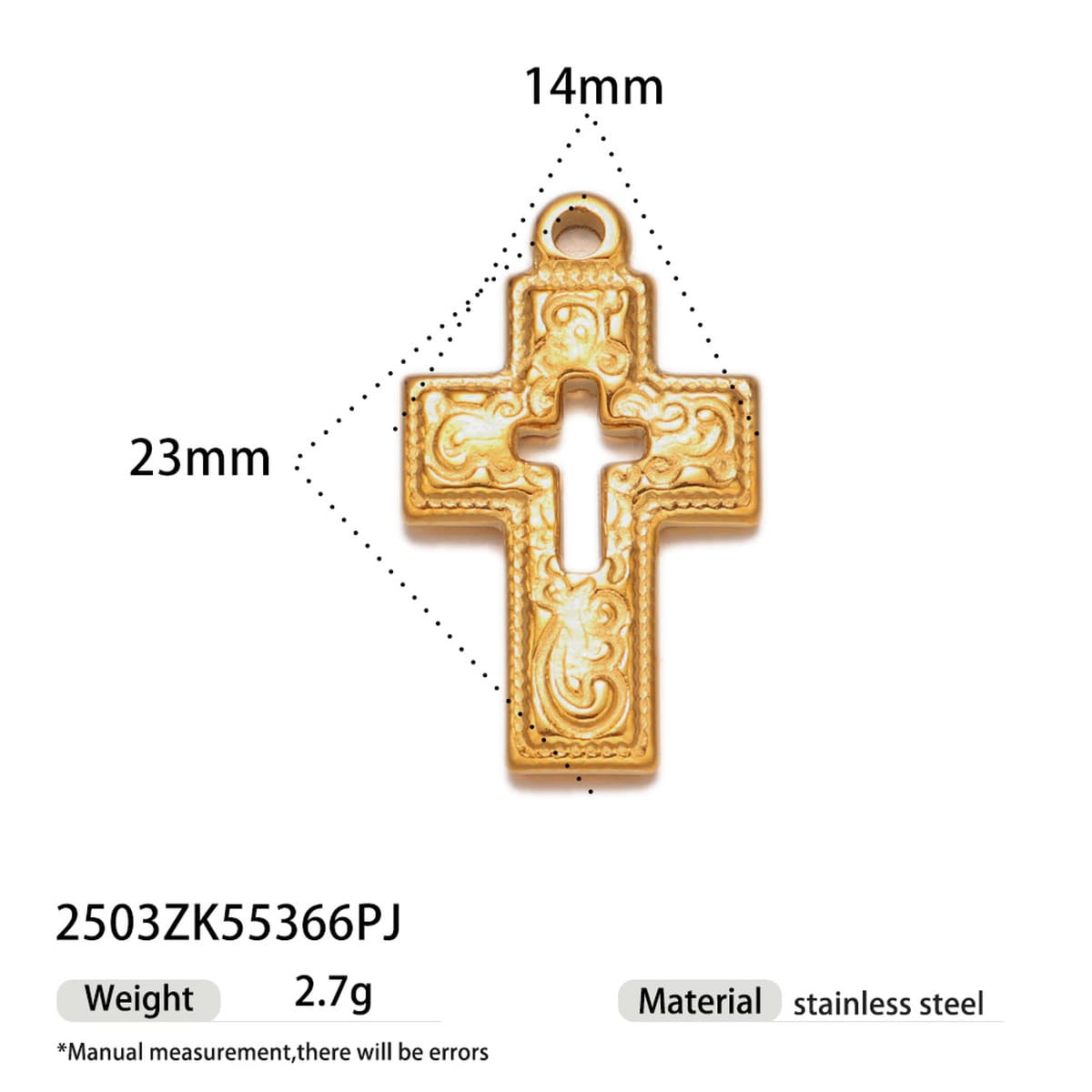 Tina Европейский и американский ретро нишевый религиозный дизайн креста DIY ювелирные аксессуары с высокой цветостойкостью...