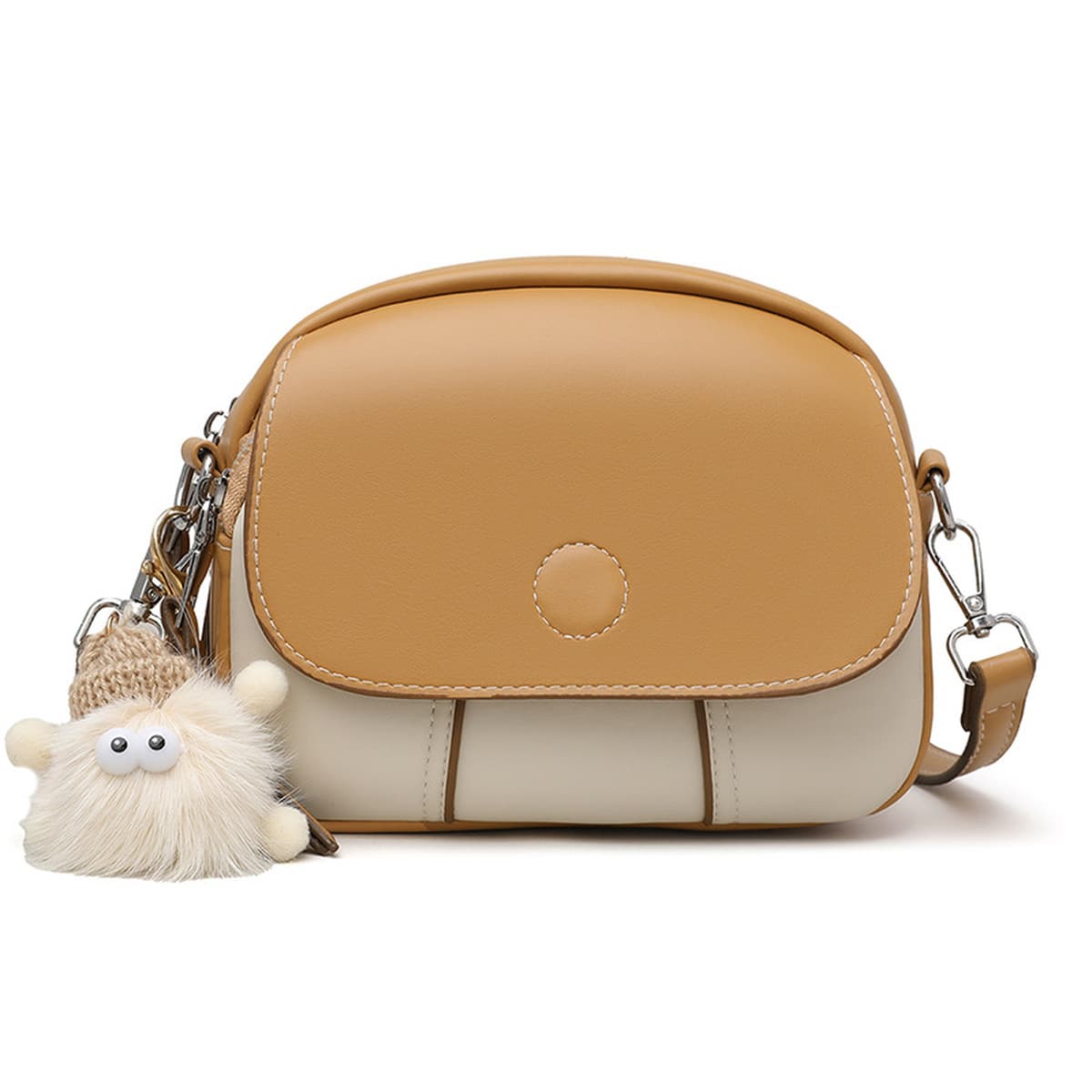 Новая дизайнерская сумка-кроссбоди 2025 года для женщин с подвеской, элитная и стильная мини-круглая сумка, модная сумка...