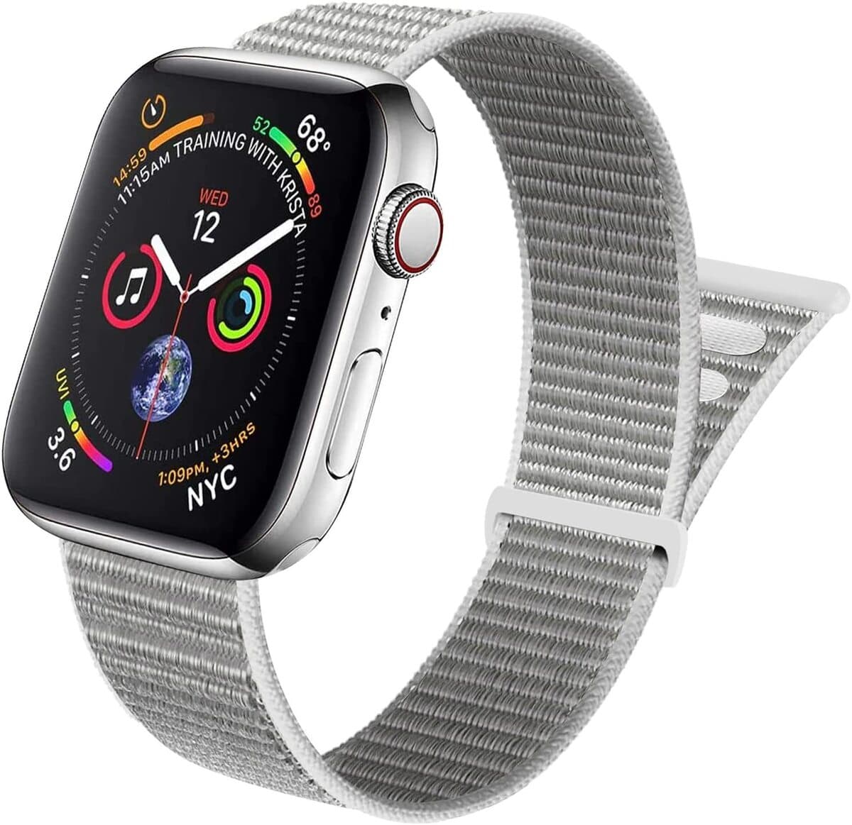 Подходит для ремешка Apple Watch, нейлоновый ремешок с петлей, ремешок на липучке для iWatch S11, Apple Watch Ultra 2.