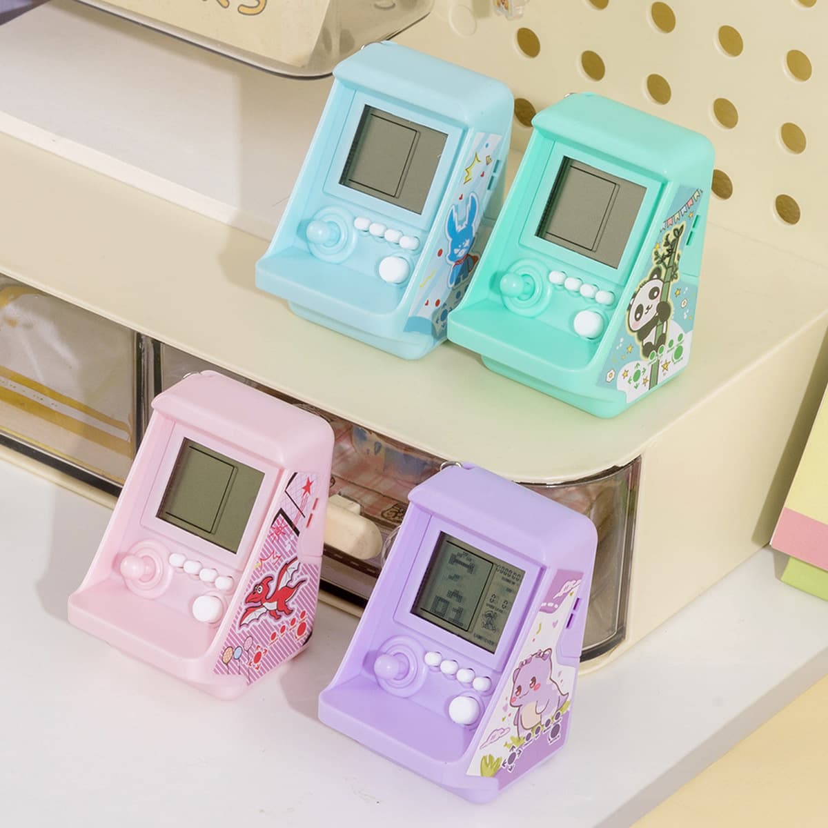 Портативная игровая консоль Tetris, цифровая игрушка 8090, классическая ретро-аркада, детский развивающий подарок для...