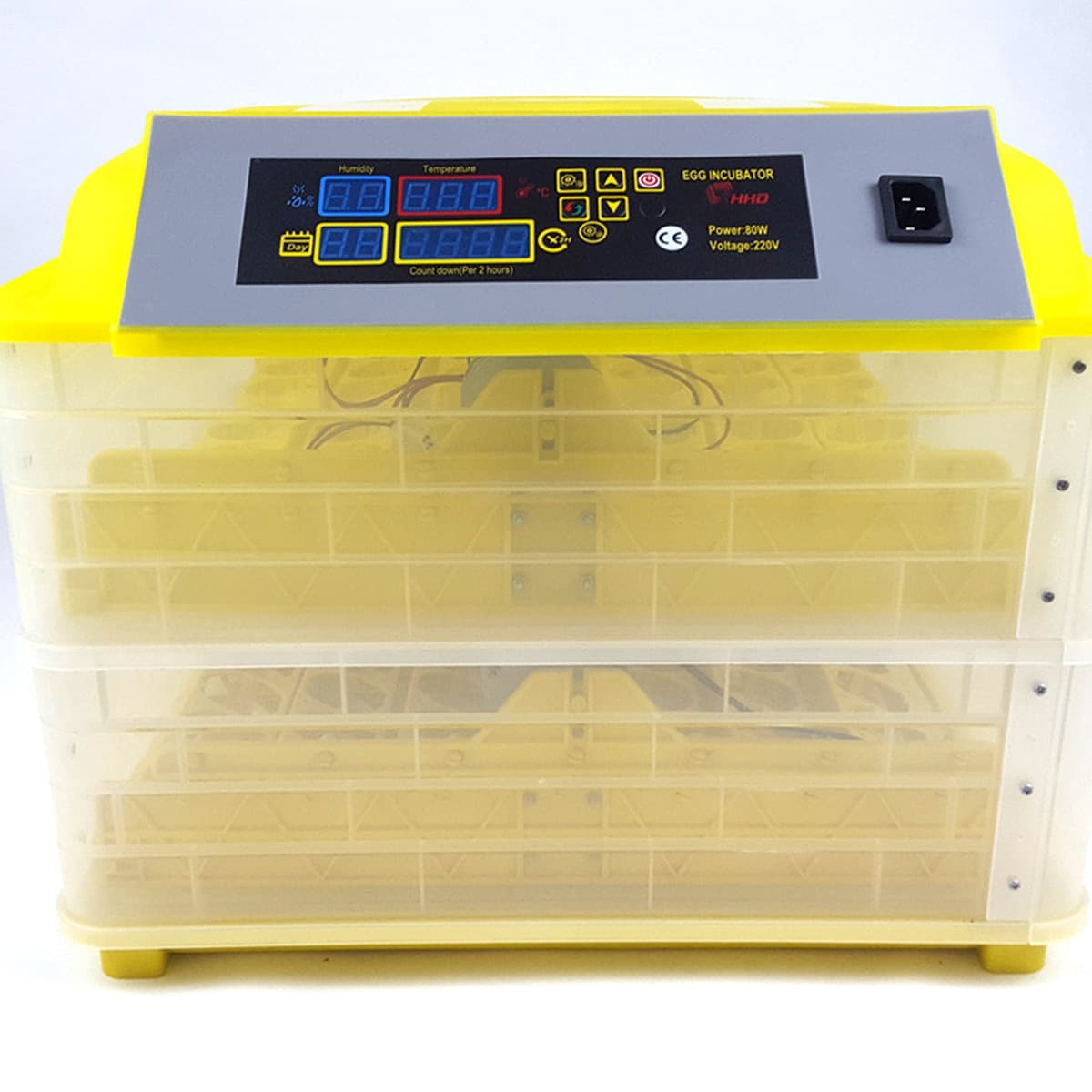 Трансграничный полностью автоматический инкубатор для яиц с дисплеем температуры и влажности, умный инкубатор для птицы, для...