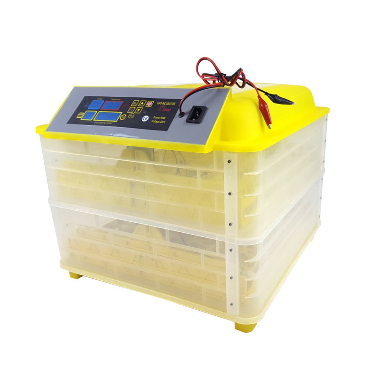 Трансграничный полностью автоматический инкубатор для яиц с дисплеем температуры и влажности, умный инкубатор для птицы, для...