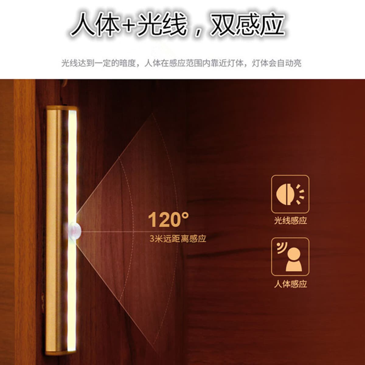 Трансграничные продукты светодиодные энергосберегающие лампы с датчиком человеческого тела самоклеящиеся умные ночники Умный...