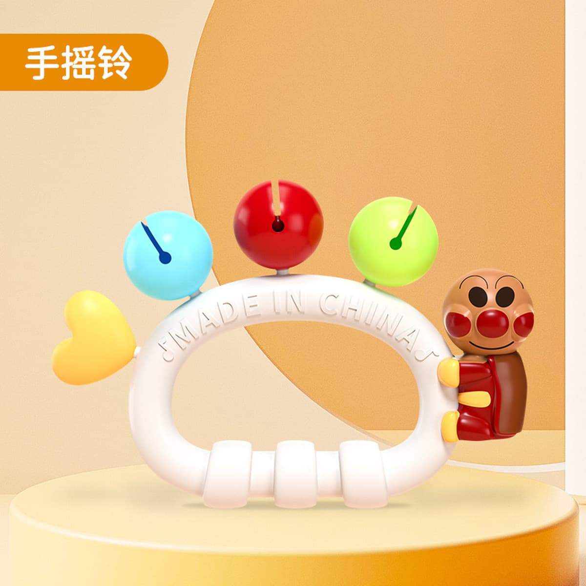 Anpanman маракасы детская погремушка для детей от 0 до 1 года до 3 месяцев 6 детских игрушек для новорожденных, раннее...