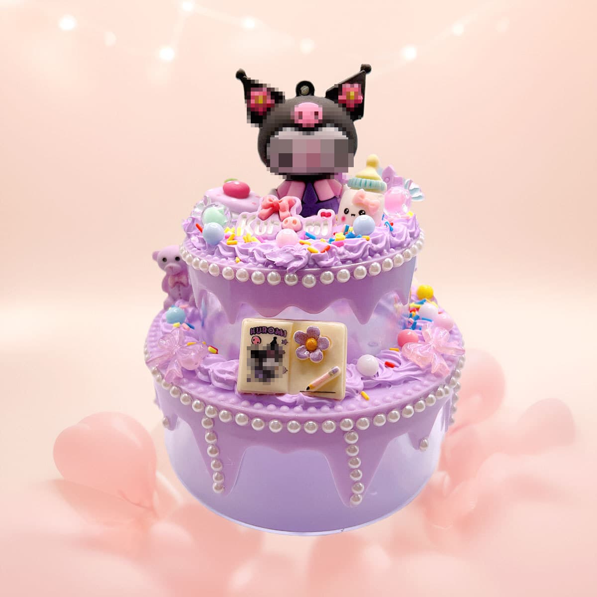 Детский diy крем-клей торт коробка для хранения креативные настольные украшения для детей родитель-ребенок ручной работы...