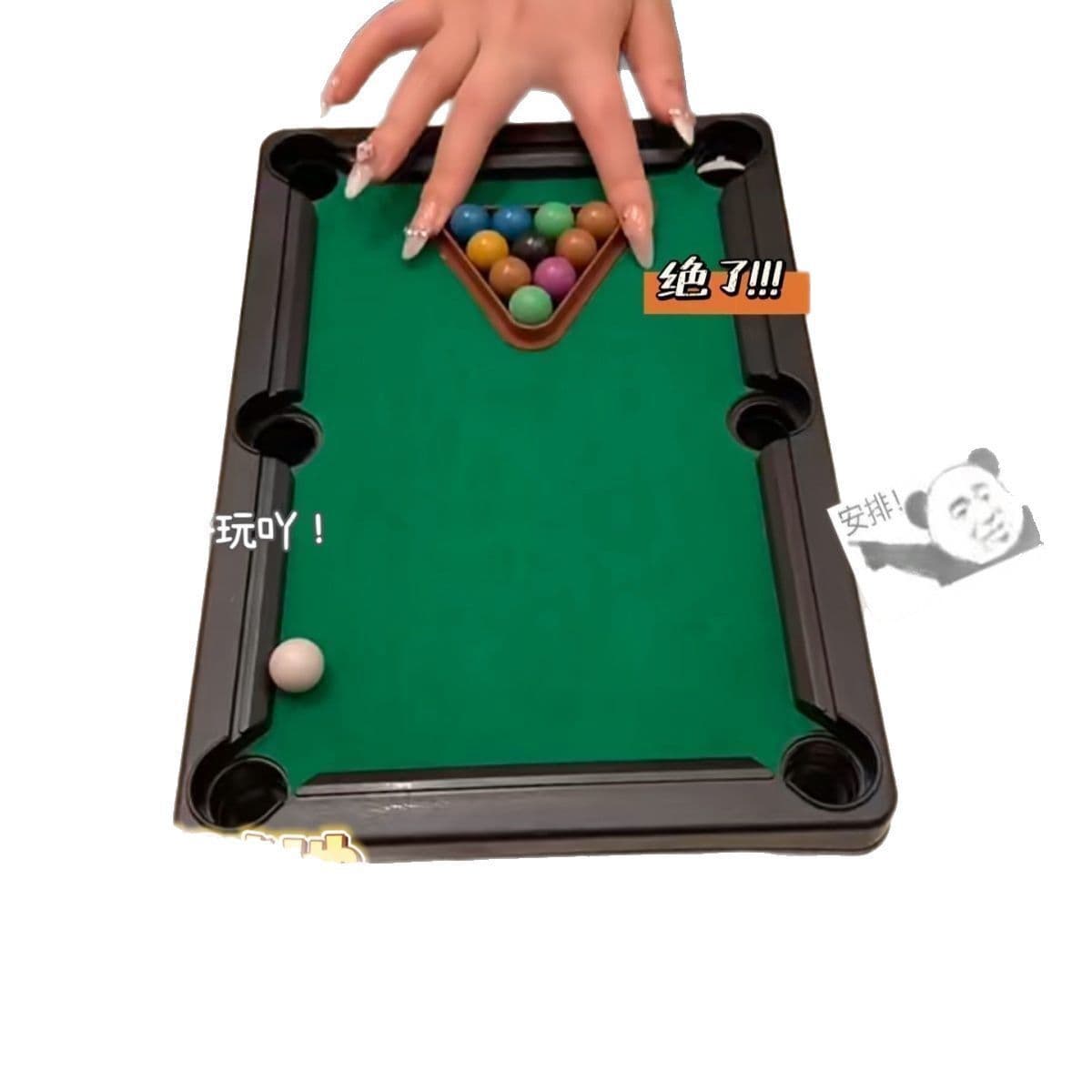 Детский мини-бильярдный стол, настольная игра, игрушка, семейный маленький портативный двойной боевой интерактивный набор...