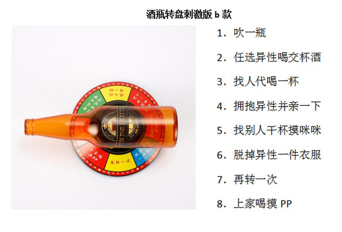 Пивная Бутылка Игра Питьевая Игра Вращающаяся Бутылка Вина Поворотный Стол Бар Игровой Костюм КТВ Весело Игрушка Вечеринка