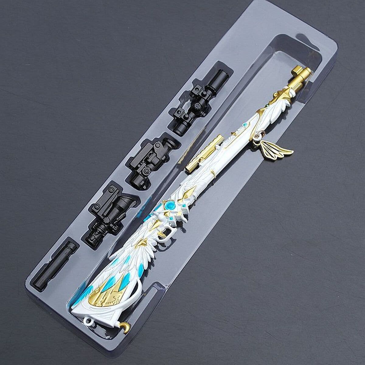 Побег Иисуса и мирное оружие боя M24 AKM M416 98K AWM модель пистолета кожа брелок