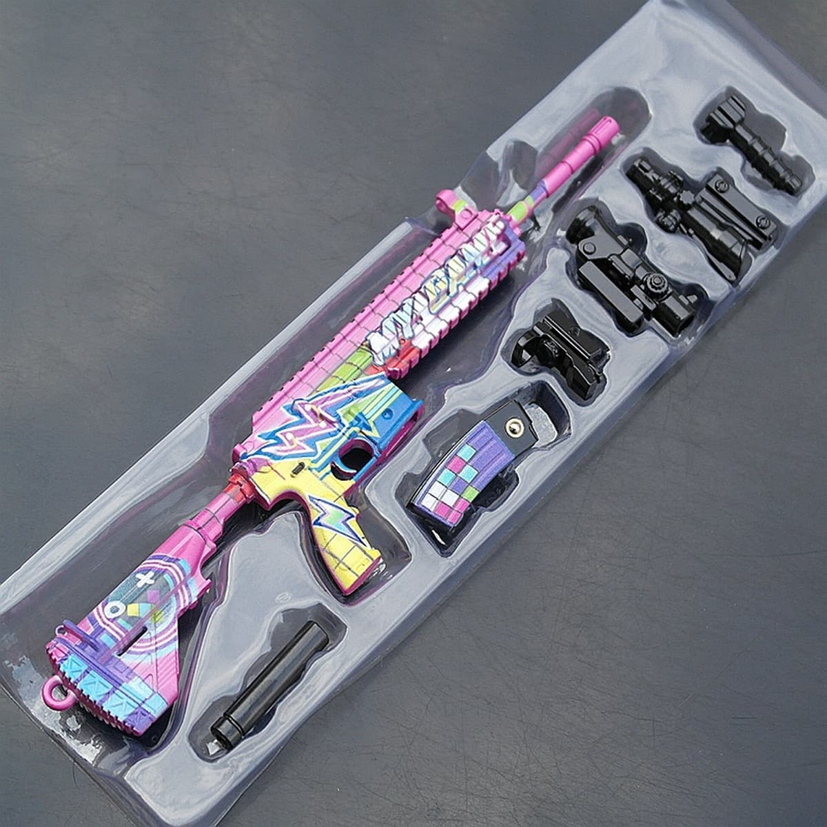 Побег Иисуса и мирное оружие боя M24 AKM M416 98K AWM модель пистолета кожа брелок