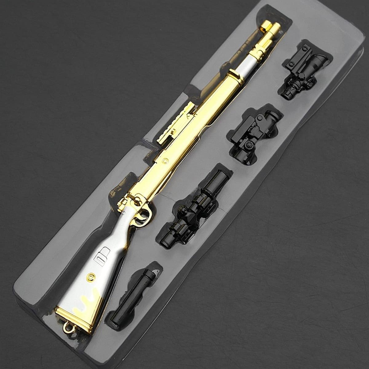 Побег Иисуса и мирное оружие боя M24 AKM M416 98K AWM модель пистолета кожа брелок