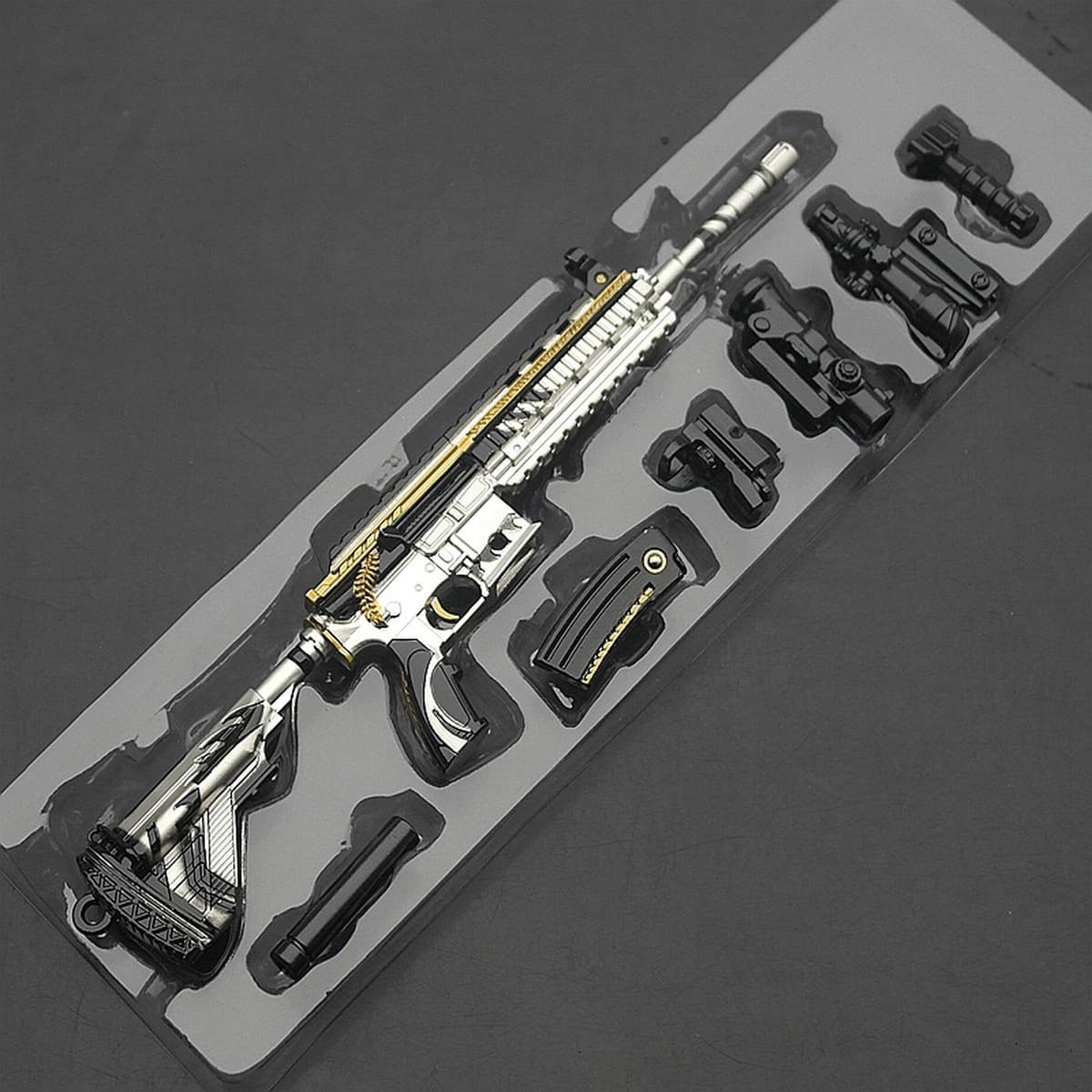 Побег Иисуса и мирное оружие боя M24 AKM M416 98K AWM модель пистолета кожа брелок