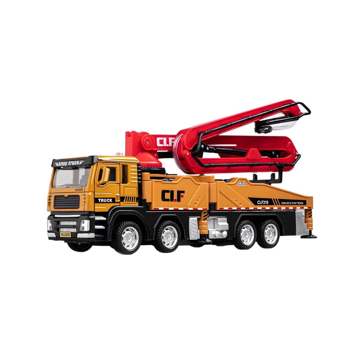 Большая модель пожарной машины из сплава, автобетононасос, игрушечная машина для бетона, которая может распылять воду,...