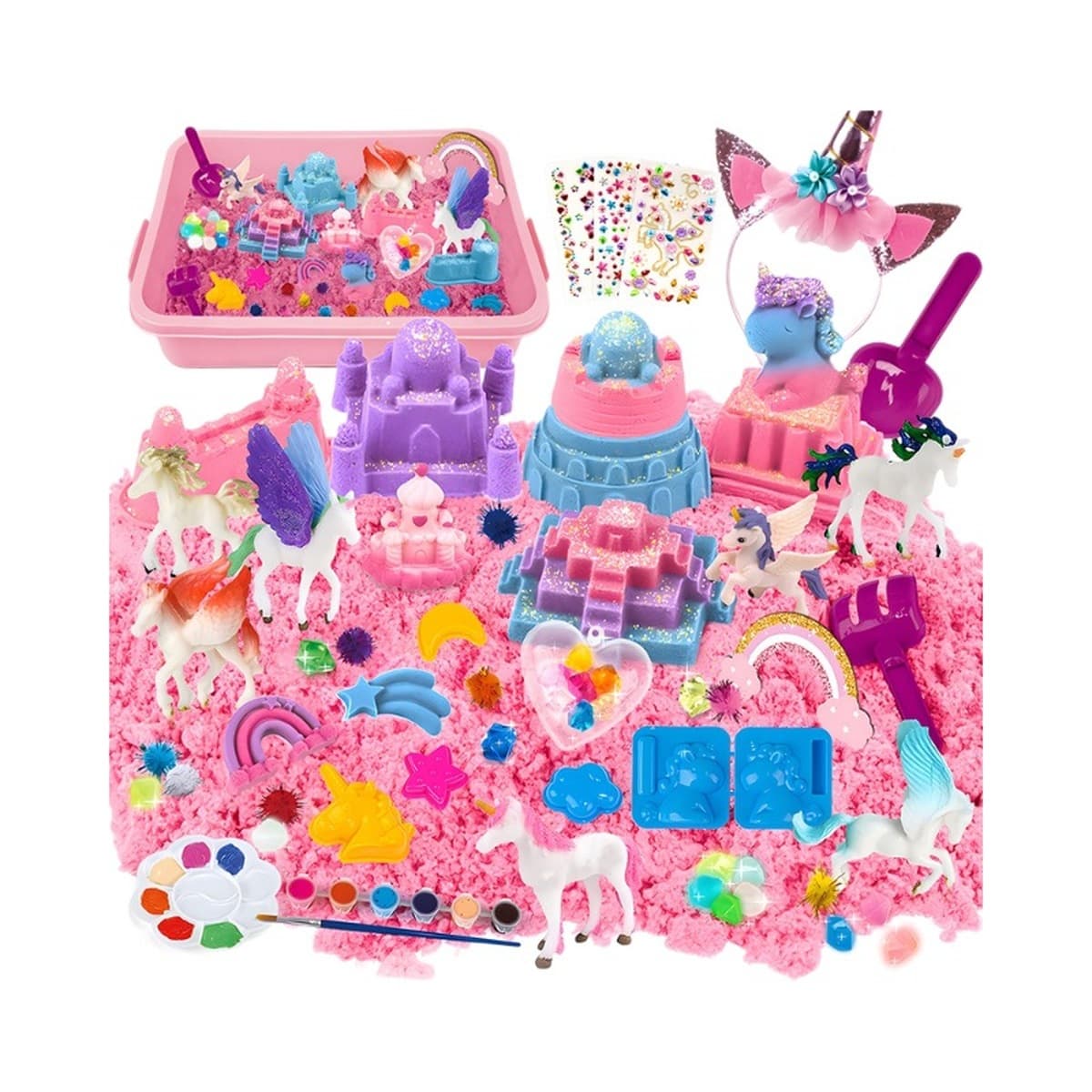 Динамическая магия Space Mars Power Star Styling Детская игрушка Крытая игра Фарфоровый песок