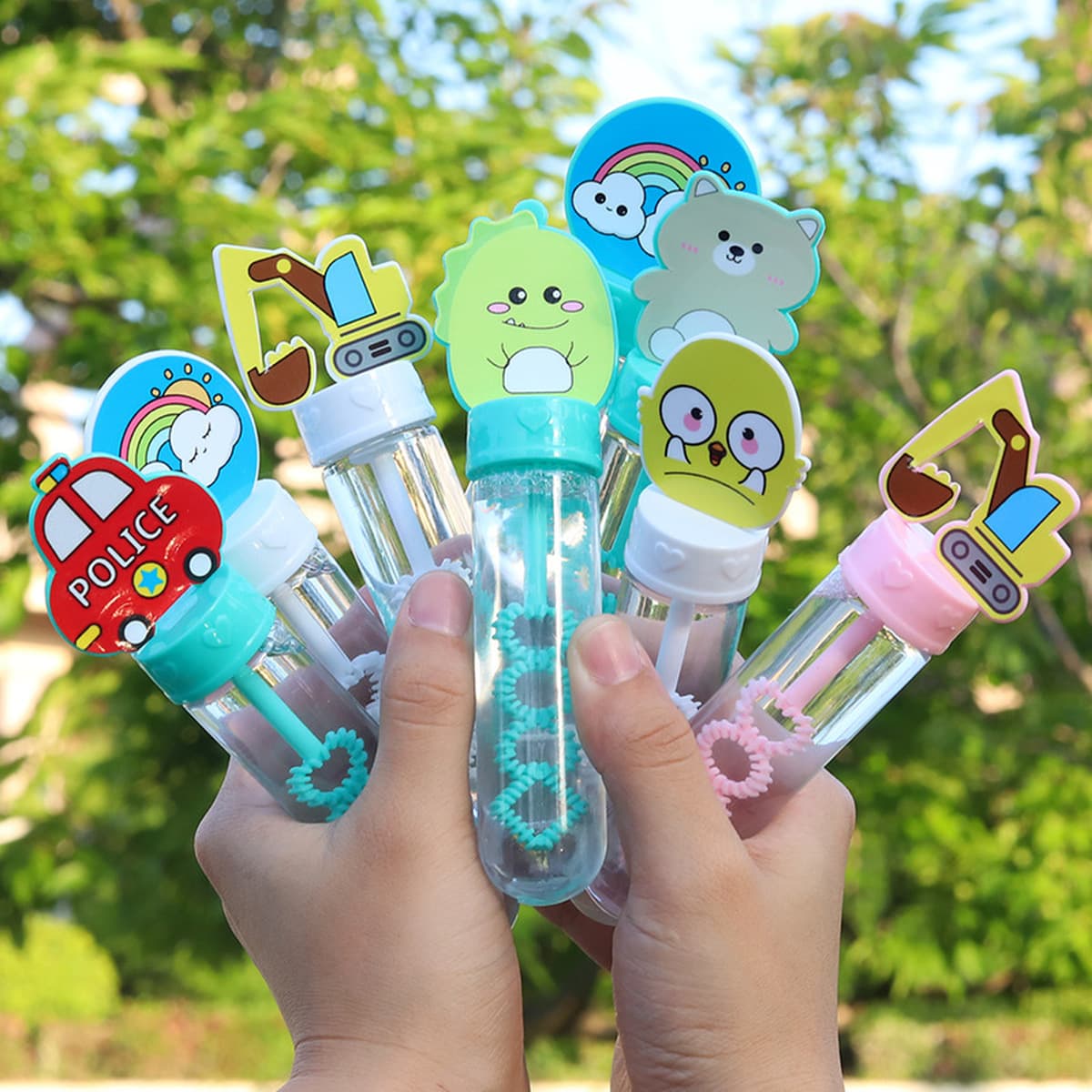 Bubble Stick Детские маленькие размеры Игрушки для воды с пузырьками Подарки на открытом воздухе Парк Push Night Market...