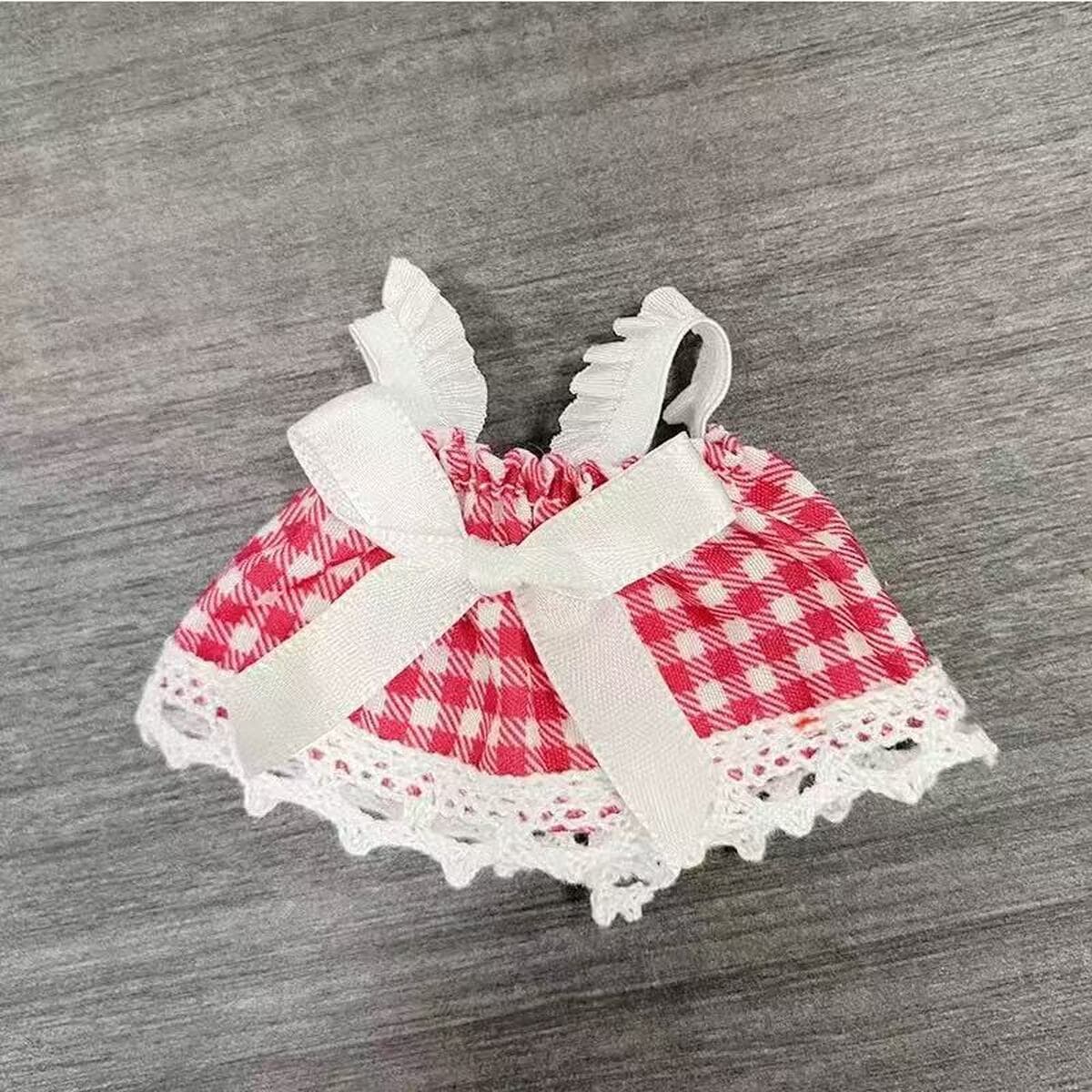 Милая мини-холщовая сумка, плюшевая кукла, клетчатая сумка, кукла West Highland, аксессуары для щенков, клетчатая юбка,...