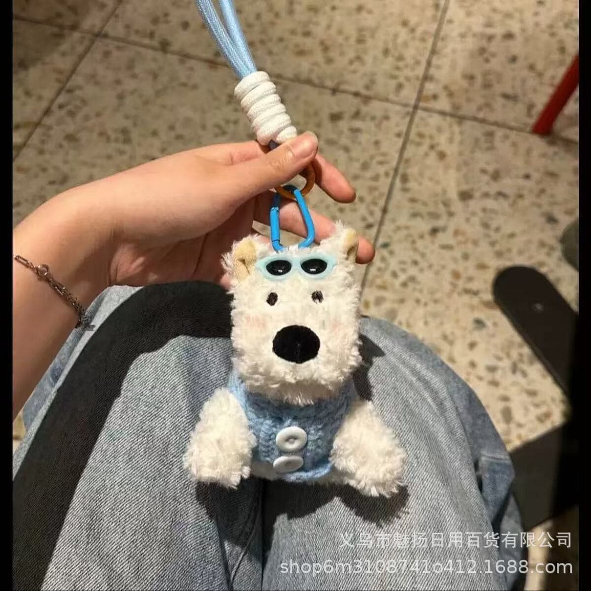 Автомобиль Youpin West Highland щенок плюшевая игрушка кукла кукла сумка брелок подвеска слепая коробка подарок