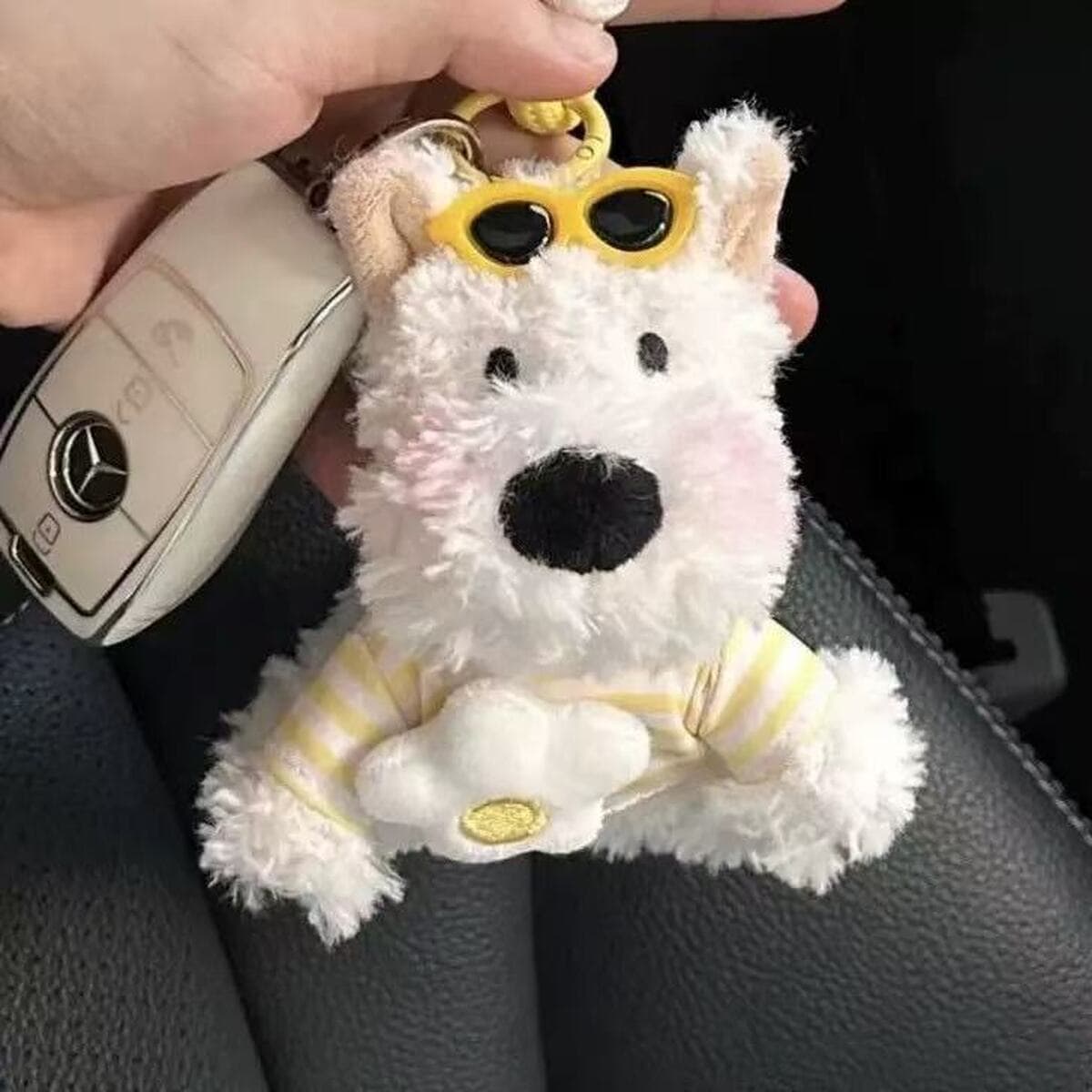 Автомобиль Youpin West Highland щенок плюшевая игрушка кукла кукла сумка брелок подвеска слепая коробка подарок