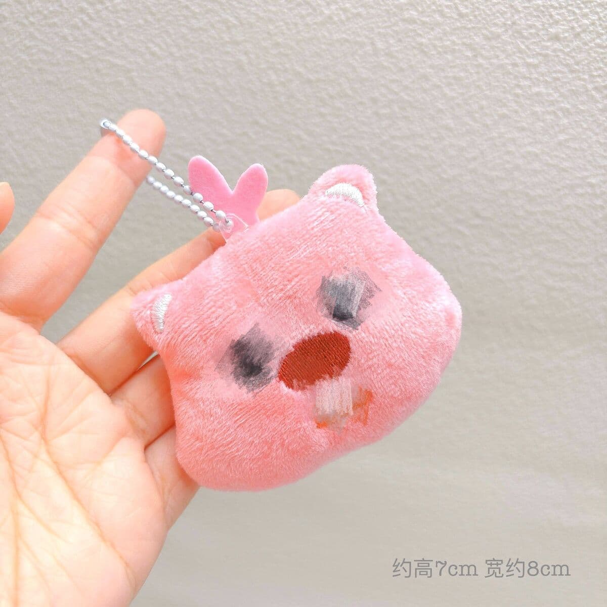 Популярный пищащий плюшевый брелок-подвеска в виде милого котенка, игрушка для автоматов с игрушками, плюшевая кукла