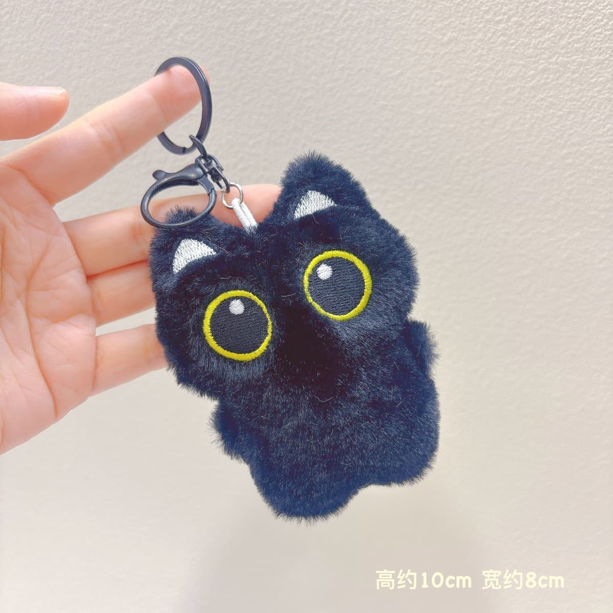 Популярный пищащий плюшевый брелок-подвеска в виде милого котенка, игрушка для автоматов с игрушками, плюшевая кукла