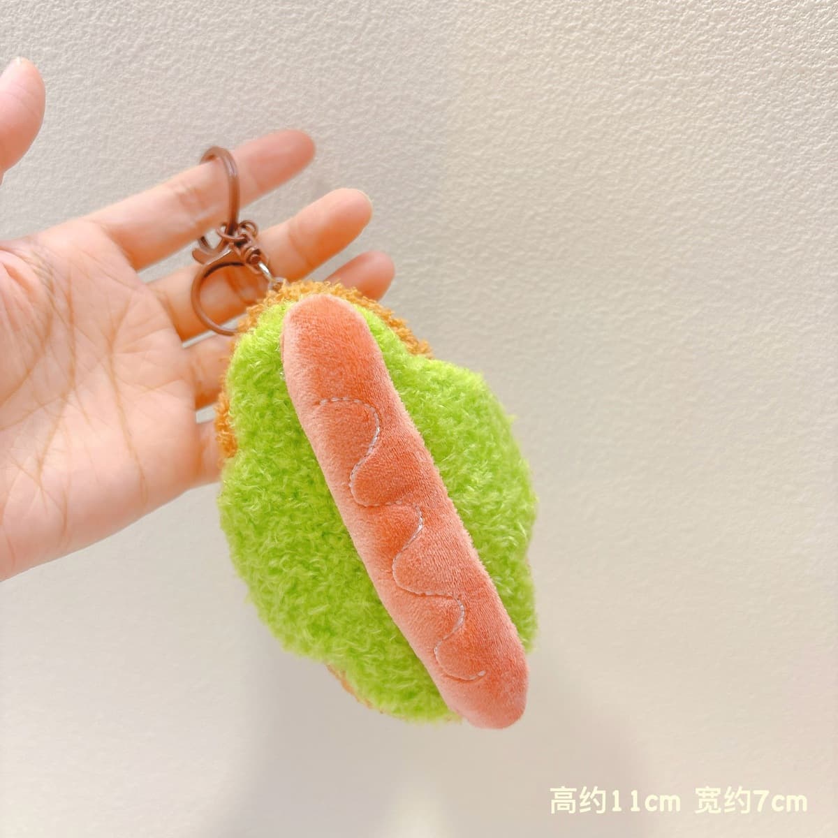 Популярный пищащий плюшевый брелок-подвеска в виде милого котенка, игрушка для автоматов с игрушками, плюшевая кукла