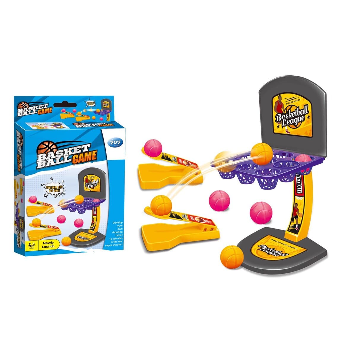 Настольная игра «Кросс-бордер фингер-баскетбол», игра с мячом, интерактивный баскетбольный автомат для двух игроков,...