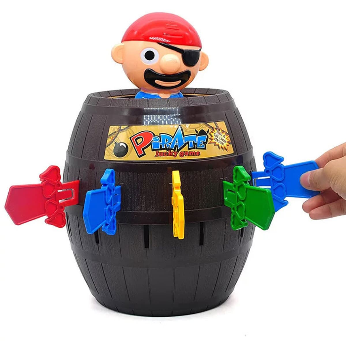 Негабаритный творческий трюк пиратского ведра Дядя Родитель-ребенок вечеринка Настольная игра Пиратская бочка с мечом...