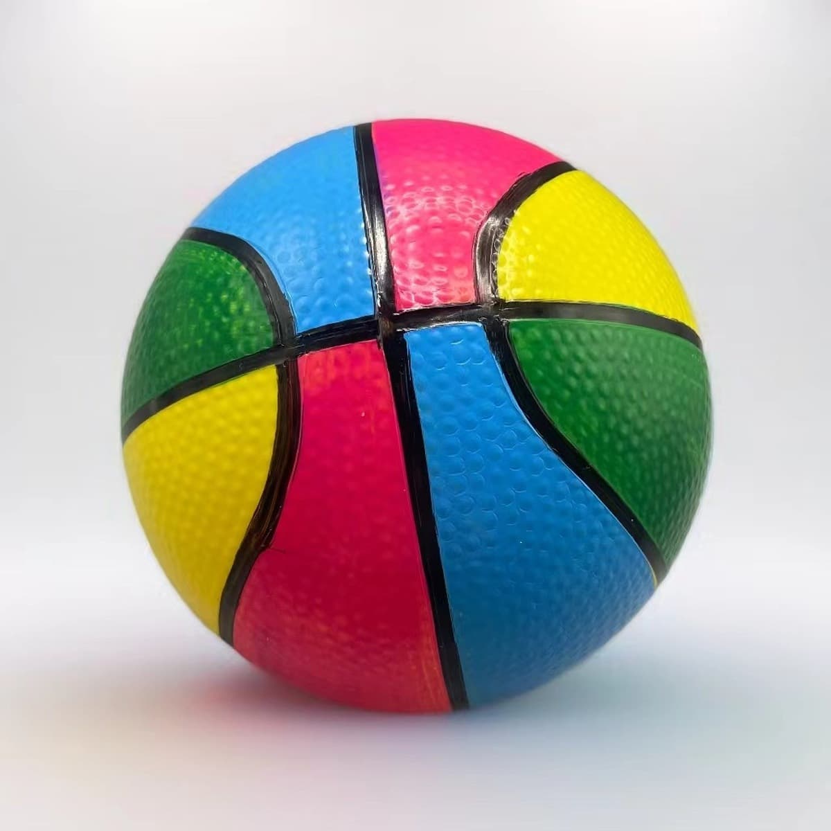 Фабрика прямых продаж детей маленький баскетбол цветной маленький баскетбол ПВХ надувной цветной игрушечный мяч