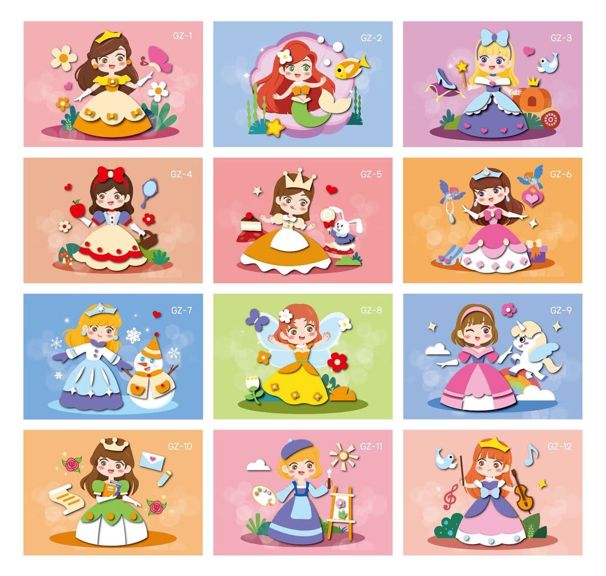 Набор для творчества: 3D-наклейки из ЭВА для детей, развивающий материал для создания стикеров своими руками, игрушка для...