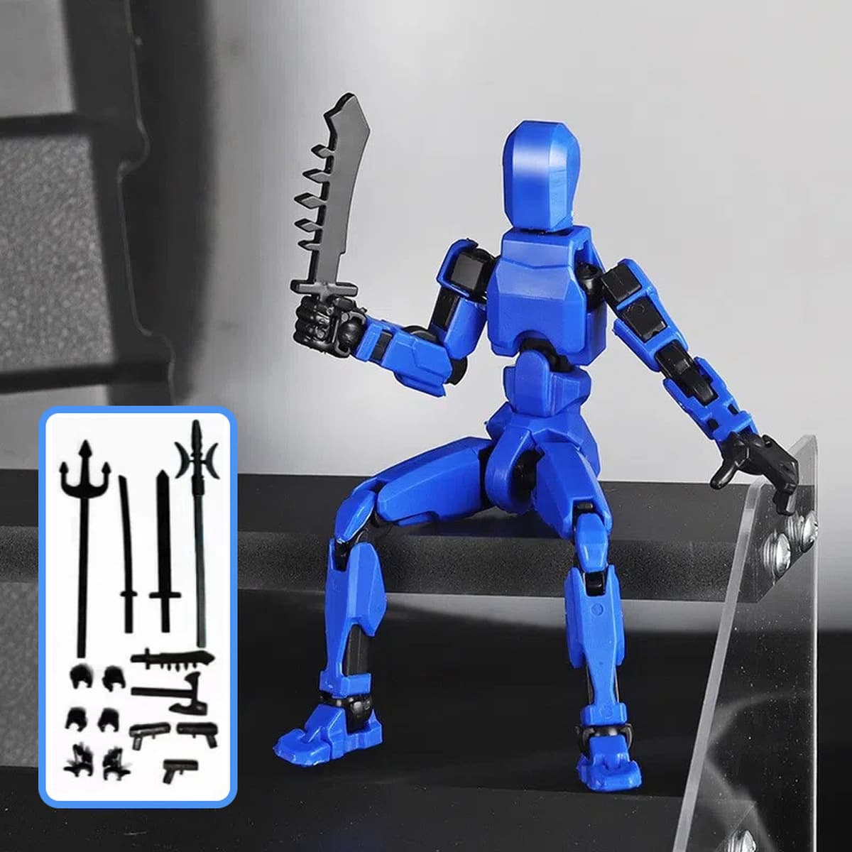Трансграничный dummy 13 счастливая кукла 13 суставов Движимая DIY декомпрессионный артефакт 3D Print Игрушка манекен