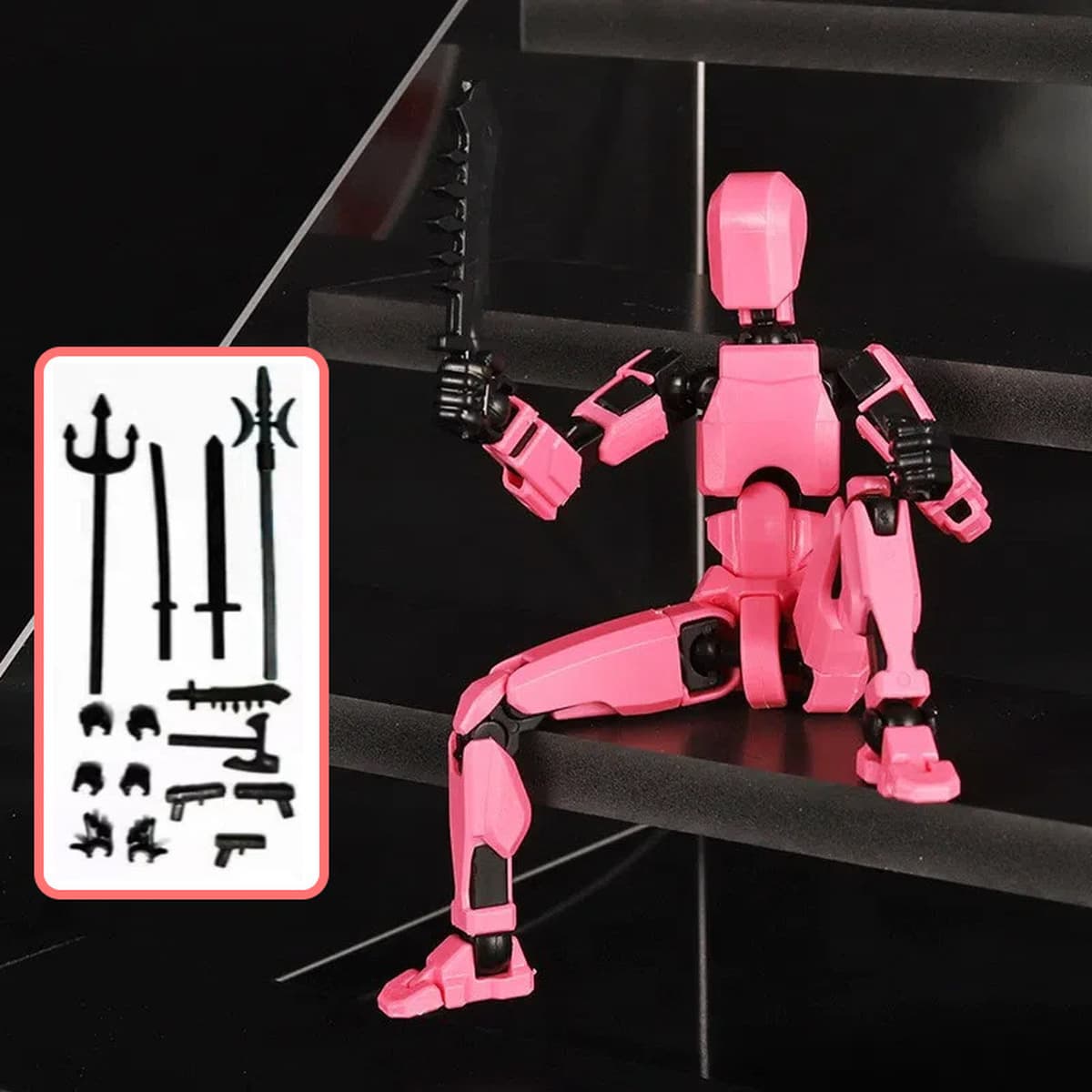 Трансграничный dummy 13 счастливая кукла 13 суставов Движимая DIY декомпрессионный артефакт 3D Print Игрушка манекен