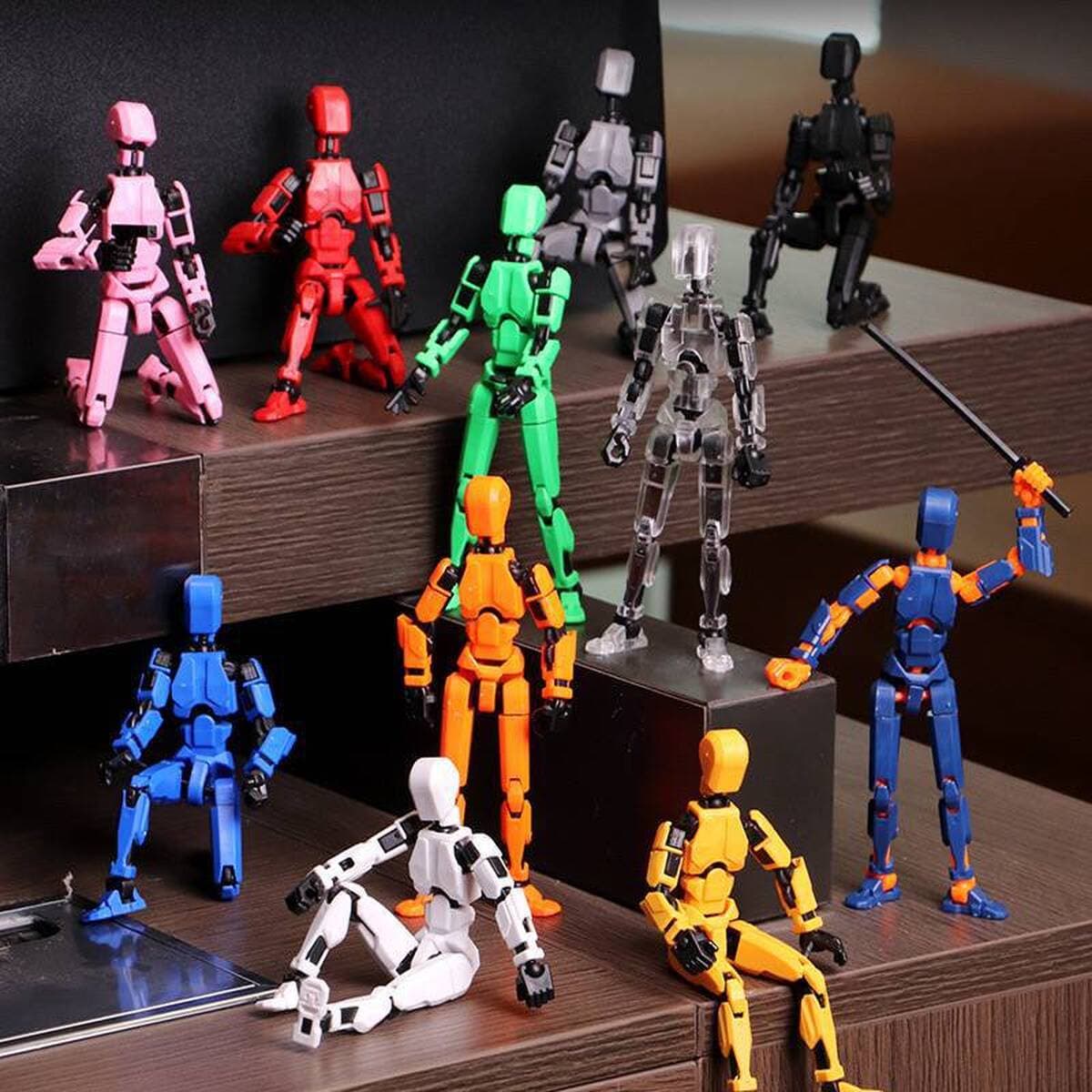 Рука удачи 13 полных суставов может двигаться 3d с печатными строительными блоками