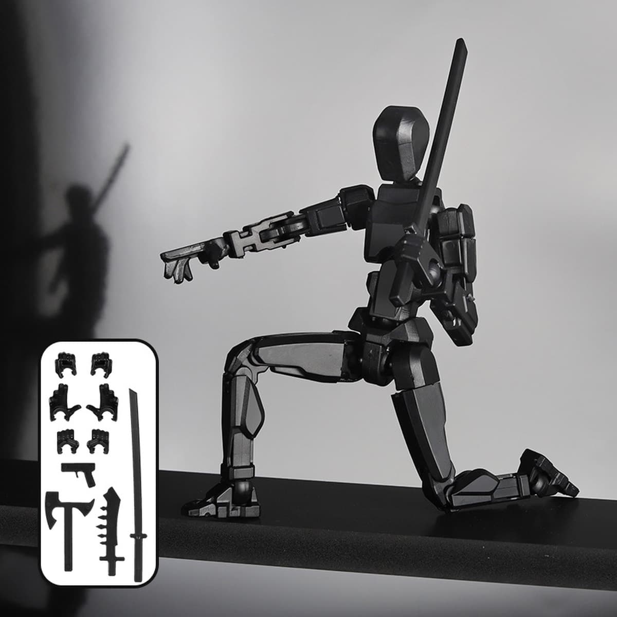 Dummy 13 счастливая кукла 13 суставов подвижный 3D печать игрушка манекен DIY декомпрессионный артефакт через границу