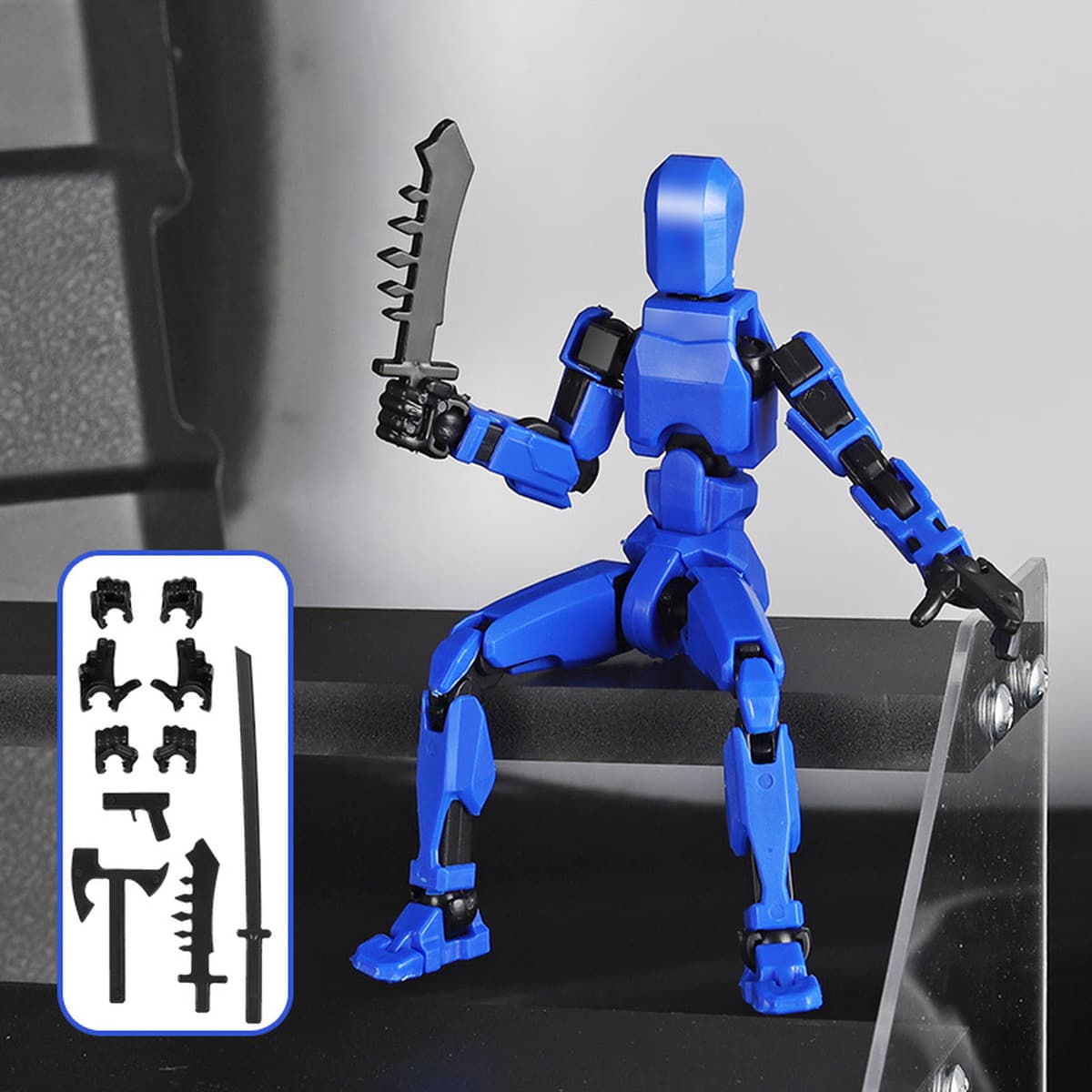 Dummy 13 счастливая кукла 13 суставов подвижный 3D печать игрушка манекен DIY декомпрессионный артефакт через границу